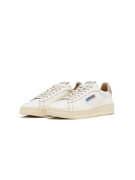 Sneakersy Autry skórzane żółte