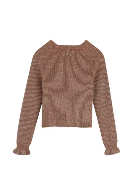 Sweter dziecięcy Michael Kors brązowy