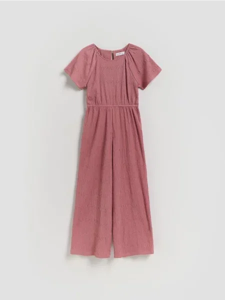 Reserved Комбінезон з короткими рукавами пильно-рожевий рожевий