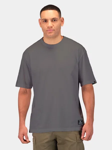 Жіноча Футболка Alpha Industries SS RELAXED TEE сірий