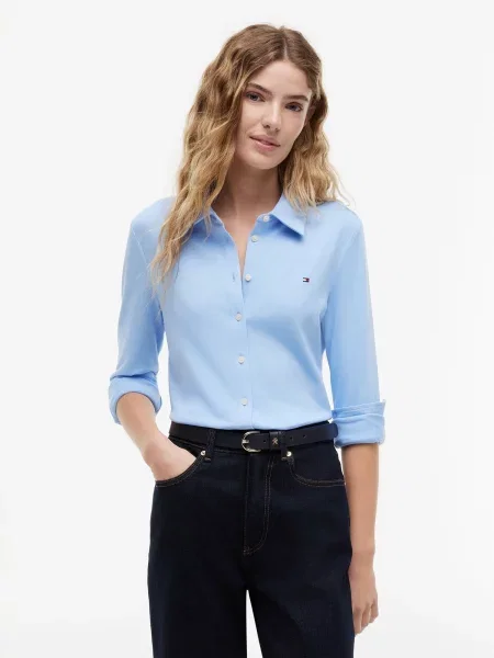 TOMMY HILFIGER Bluză azuriu