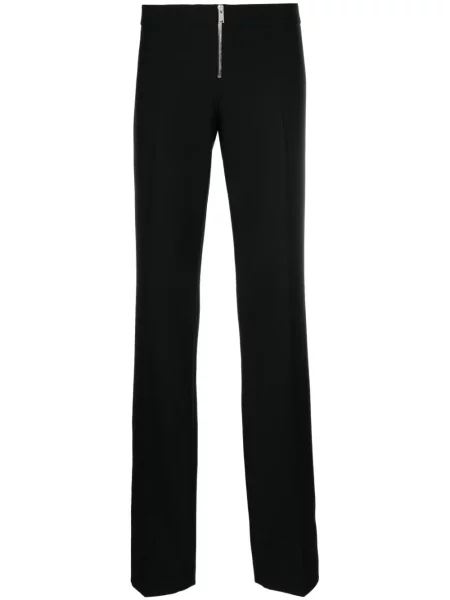 Pantaloni Stella Mccartney cu talie joasă de lână negru