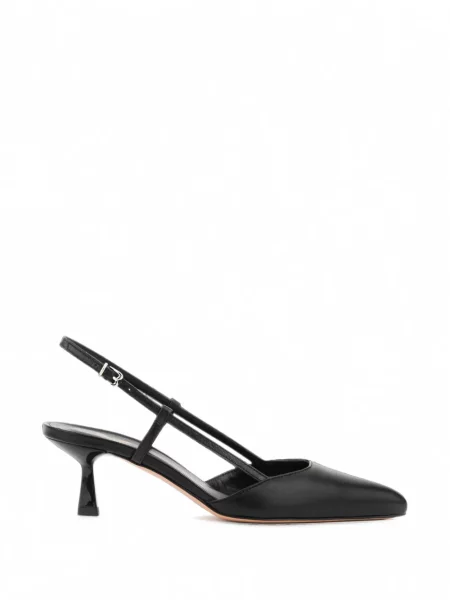 Pantofi cu toc Paul Warmer slingback negru
