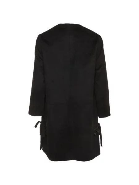 Palton Max Mara cu mărgele negru