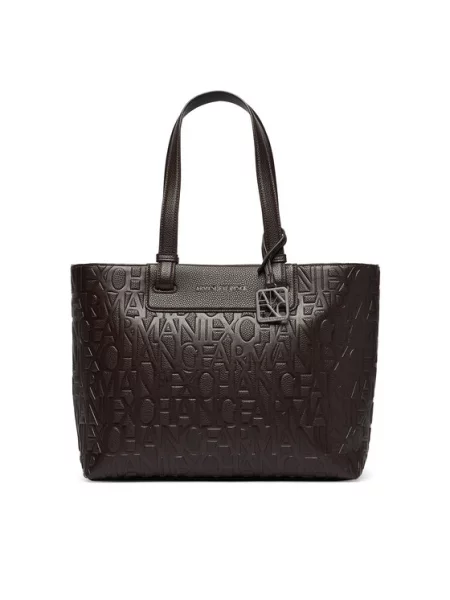 Armani Exchange Rankinė Tamsiai ruda