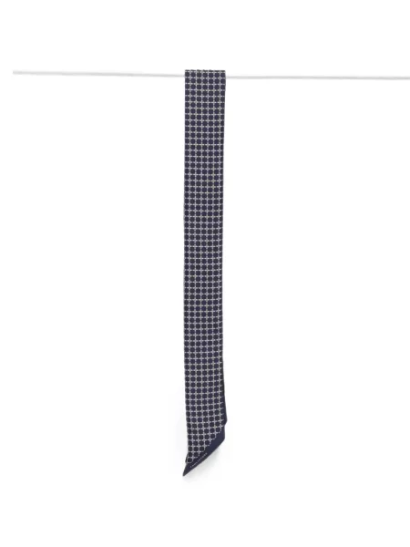 Fular Tagliatore cu imagine cu imprimeu geometric albastru
