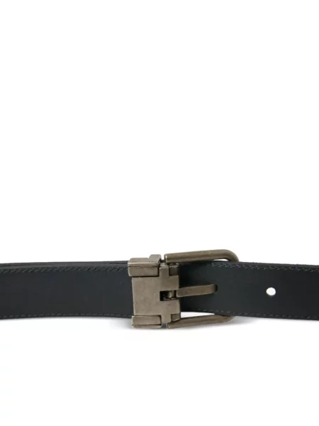 Cu centură curea Dolce & Gabbana din piele cu cataramă negru