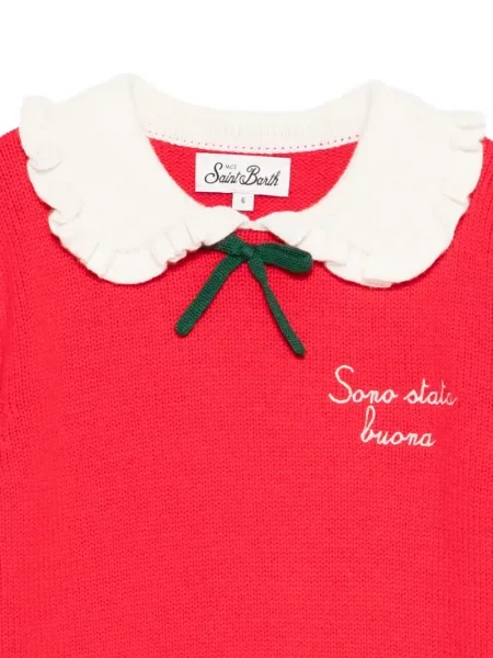 Sweter dziecięcy Mc2 Saint Barth czerwony