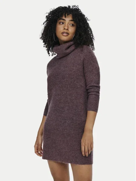 ONLY Rochie tricotată Jana Roz maro