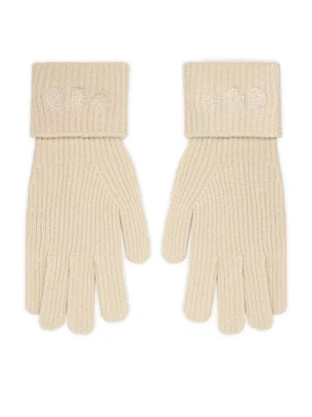 Перчатки Guess бежевые