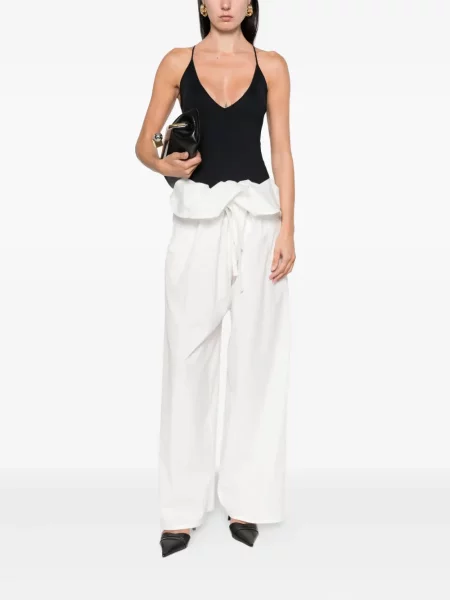 Pantaloni Wardrobe.nyc alb