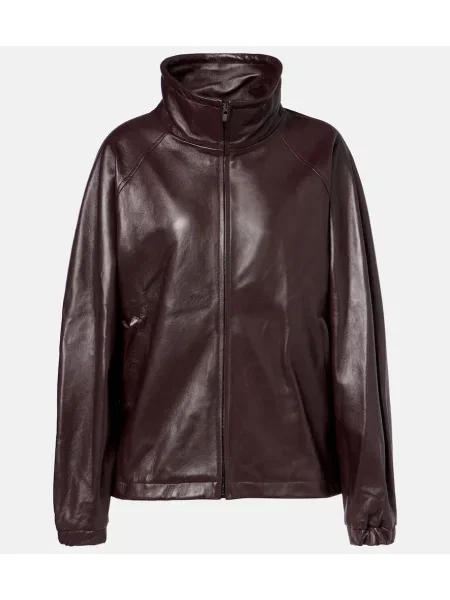 Geanta de piele Magda Butrym bordo