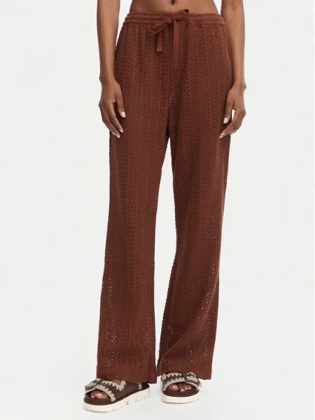 Roxy Pantaloni din Mood Moving închis maro
