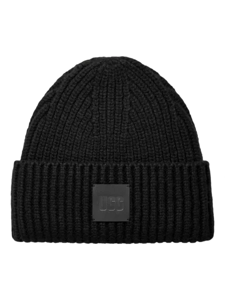 Czapka Ugg wełniana chunky czarna
