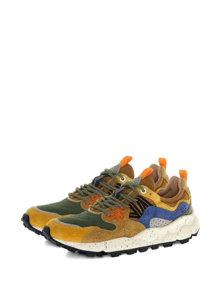 Sneakerși Flower Mountain cu model floral galben