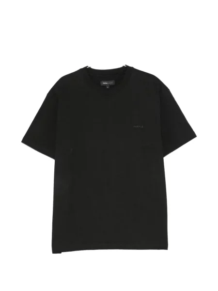 Tricou Purple Brand cu imagine cu decolteu rotund negru
