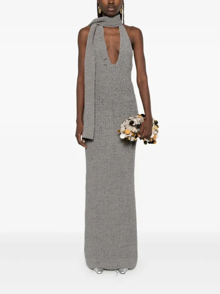 Rochie maxi Aya Muse de costum gri