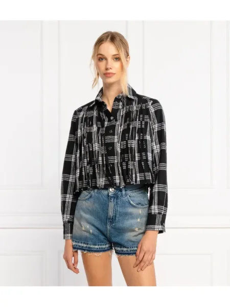 Pinko Cămașă VICTORICA | Cropped Fit negru