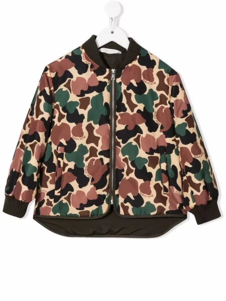 Dětska bomber bunda Palm Angels zelená