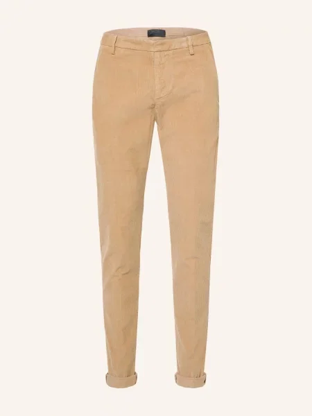 Dondup Kordové Kalhoty Gaubert Slim Fit béžová