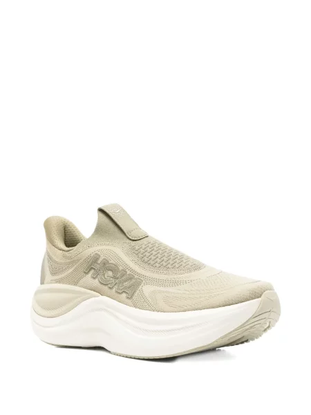 Sneakerși Hoka cu aplicații verde