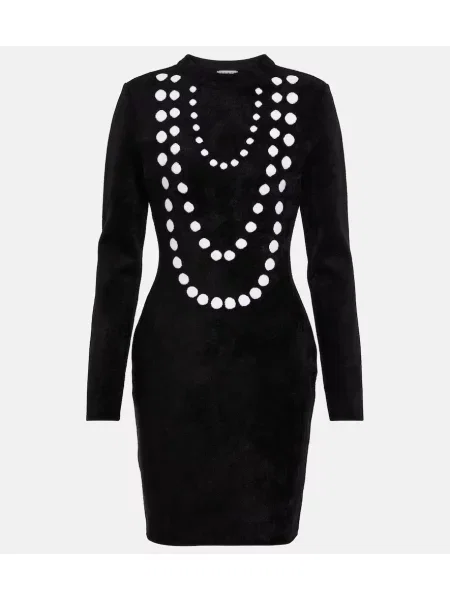 Rochie Alaïa de lână negru