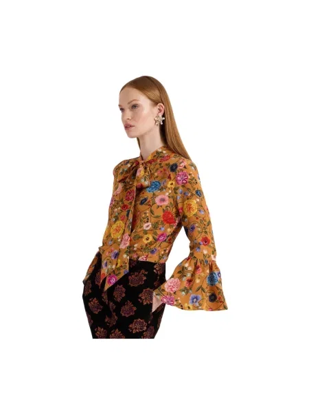 Wielobarwność bluzka La Doublej