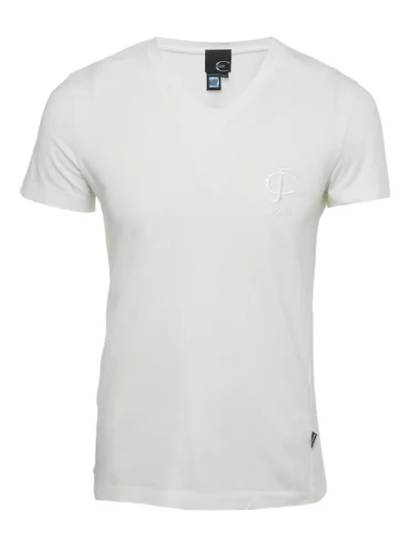 Tricou Just Cavalli cu broderie alb