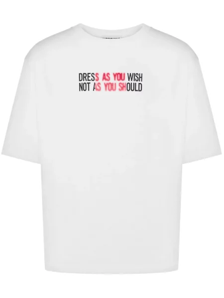 Tricou Moschino cu imagine alb