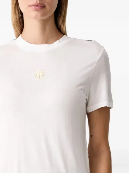 Póló Armani Exchange autogrammal fehér