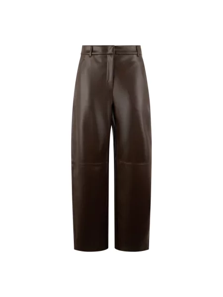 Spodnie Max Mara brązowe