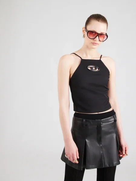Diesel top gyapjúkeverékből T-WILIT TANK TOP fekete