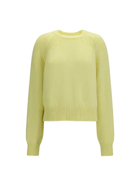 Sweter Sa Su Phi z kaszmiru żółty