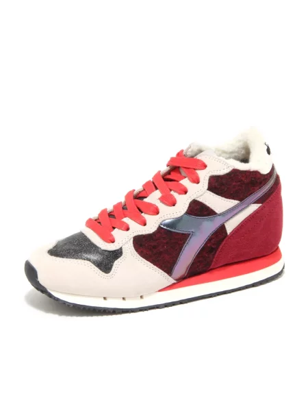 Sneakersy Diadora z futerkiem