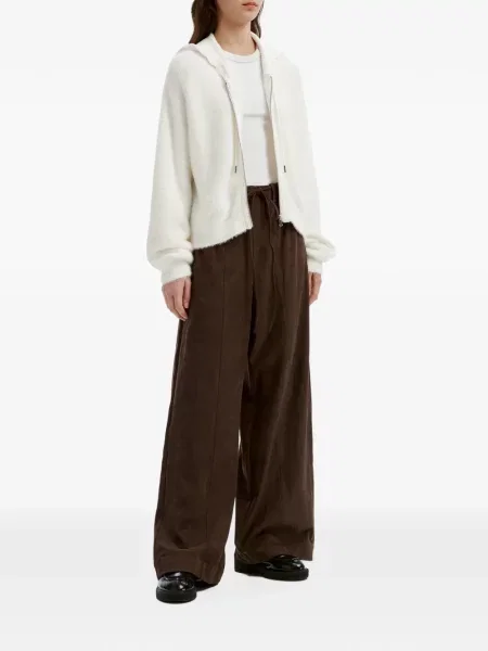 Cardigan Tout A Coup cu glugă alb