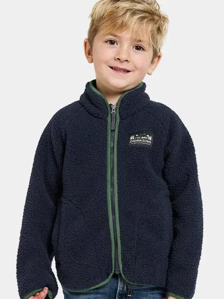 Didriksons Dětská fleecová mikina GIBBS KIDS FULLZIP