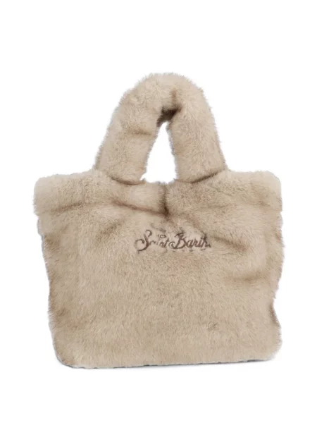 Geantă shopper Mc2 Saint Barth cu blană