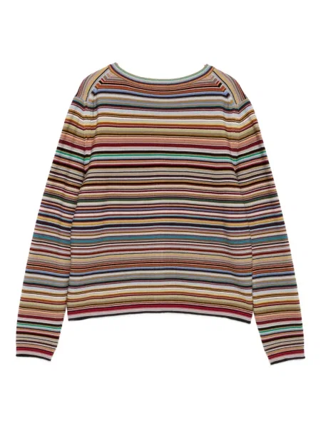 Cardigan Paul Smith cu dungi portocaliu