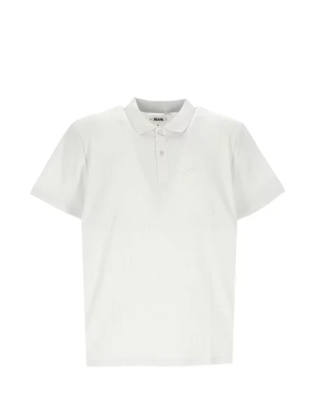 Tricou polo Slam cu broderie gri