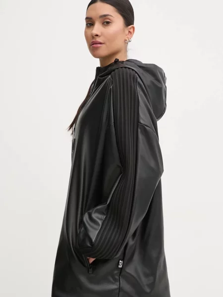 Emporio Armani kurtka sportowa przejściowa oversize czarny