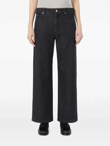 Blugi cu picior larg 's Max Mara negru