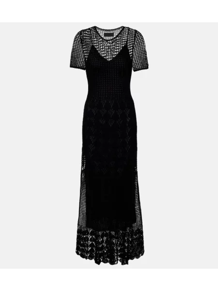 Rochie midi Nili Lotan până la genunchi de costum negru