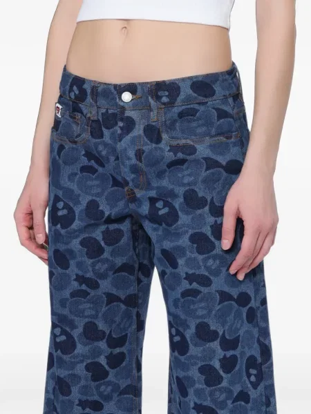 Дънки Apee™ By *a Bathing Ape® със сърца синьо