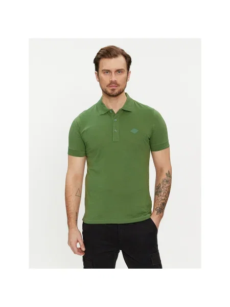 Replay Pólóing Regular Fit zöld