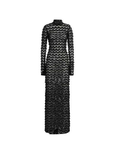 Rochie maxi Taller Marmo cu paiete negru