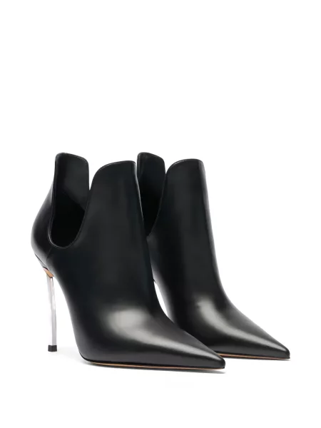 Botine Casadei cu vârf ascuţit negru