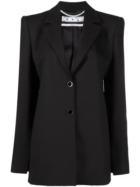 Sacou Off-white cu imagine alb