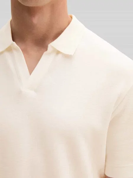 Koszulka polo o kroju regular fit z czystej bawełny Marc O'polo biała