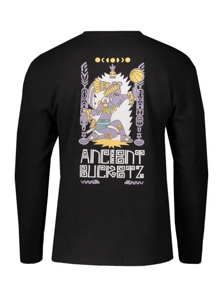 Bucketz Tricou galben / mov deschis / negru alb
