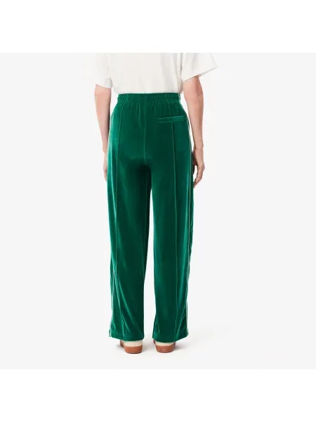 Lacoste Spodnie Dresowe Velours zielone